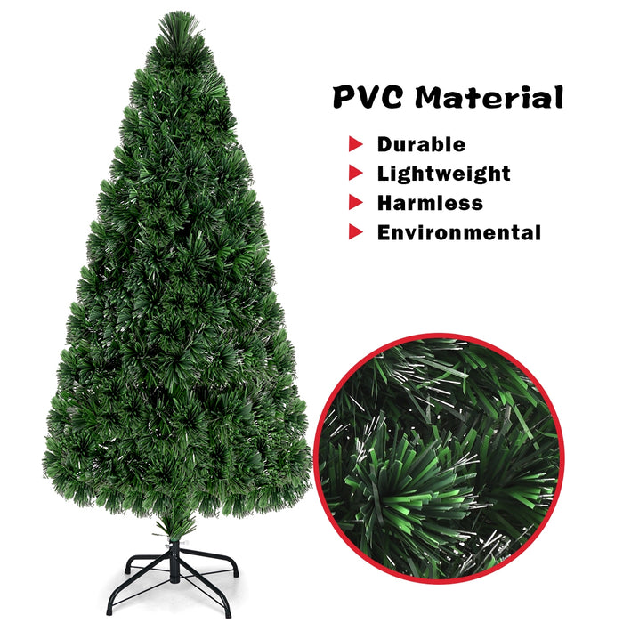 3' / 4' / 5' / 6' Fiber Optic Artificial PVC Christmas Tree-6 ft