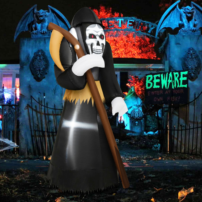 8 Feet Halloween Inflatable Grim Reaper Ghost