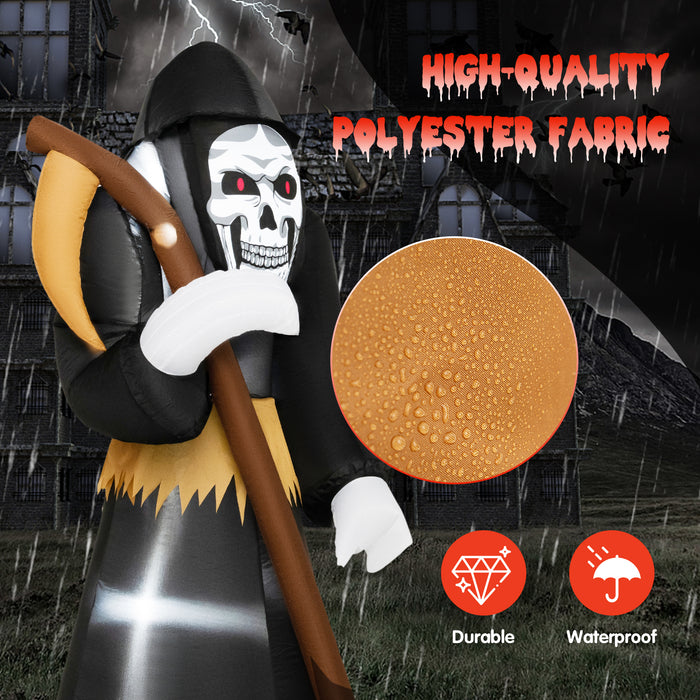 8 Feet Halloween Inflatable Grim Reaper Ghost