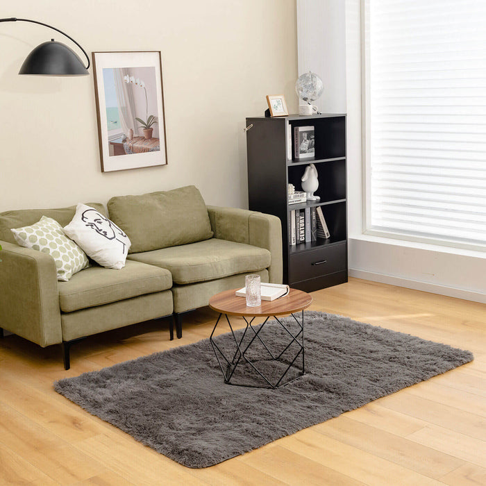 4x6 Feet Modern Soft Shag Rug with Non-slip Grip Dots