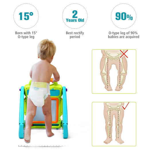 3-in-1 Kids Activity Sit-to-Stand Musical Learning Walker