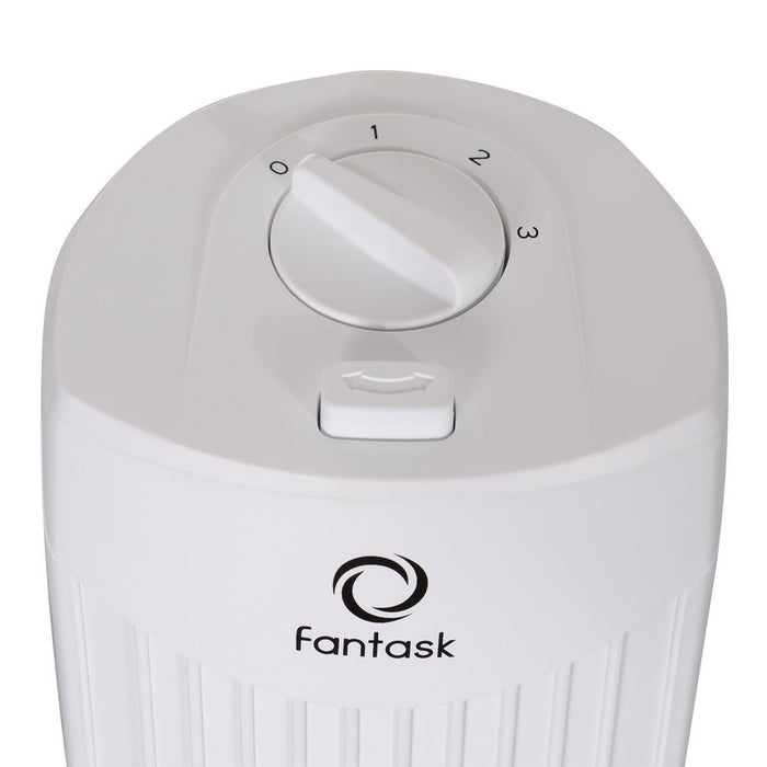 Fantask 35W 28 Inch Quiet Bladeless Oscillating Tower Fan-White