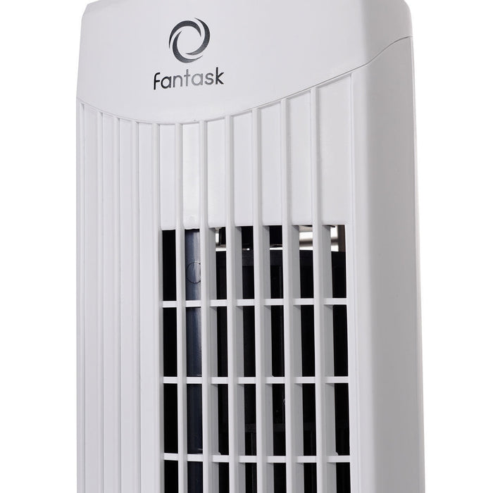 Fantask 35W 28 Inch Quiet Bladeless Oscillating Tower Fan-White