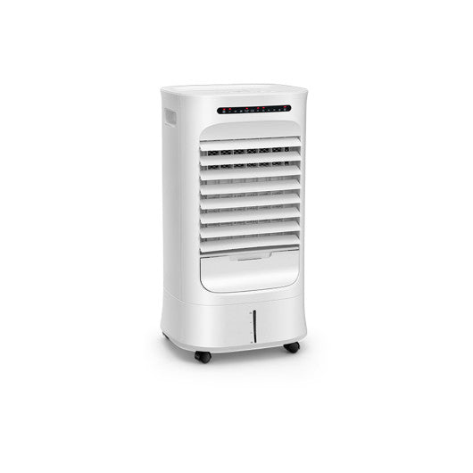 4-in-1 Portable Evaporative Air Cooler with Timer and 3 Modes-White