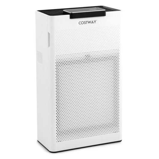 Ozone Free Air Purifier with H13 True HEPA Filter Air Cleaner up to 1200 Sq. Ft-White