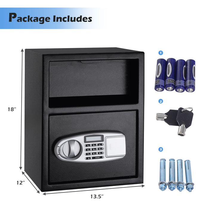 Digital Deposit Safe Box Depository Front Load