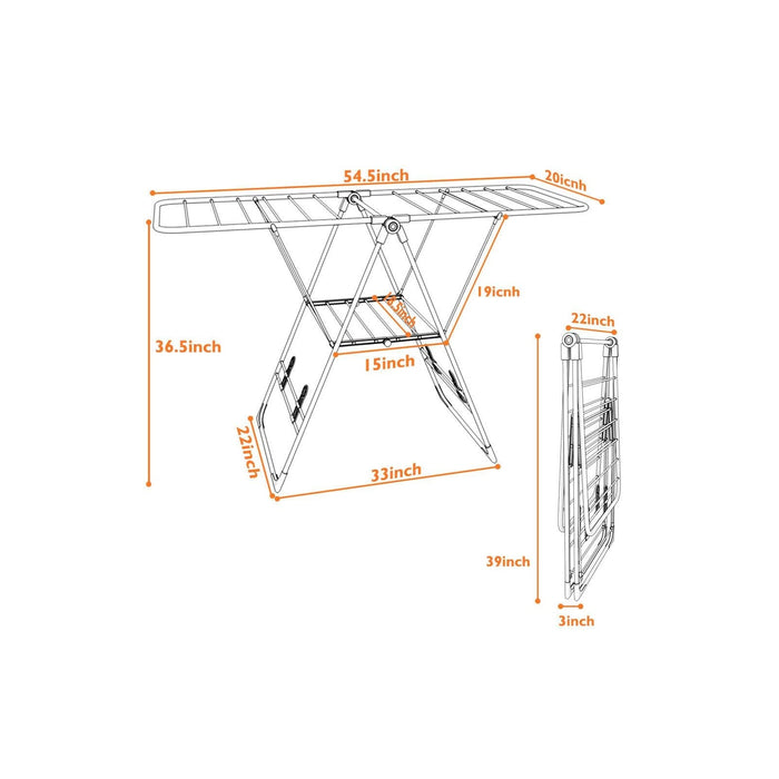 Portable Laundry Clothes Storage Drying Rack