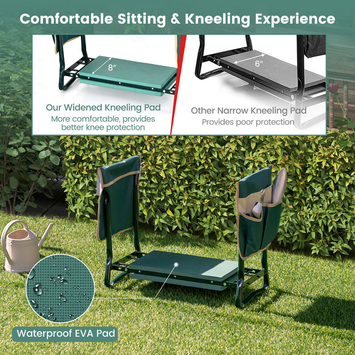 Folding Garden Kneeler and Seat Bench