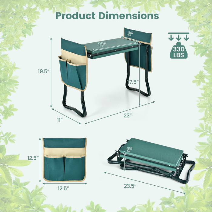 Folding Garden Kneeler and Seat Bench