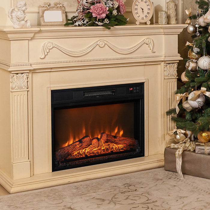 18/23 Inch Electric Fireplace Inserted with Adjustable LED Flame-23 inches