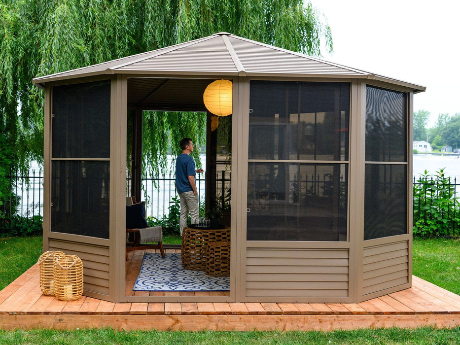 Gazebo Penguin Florence Solarium with Metal Roof - 12 X 15'