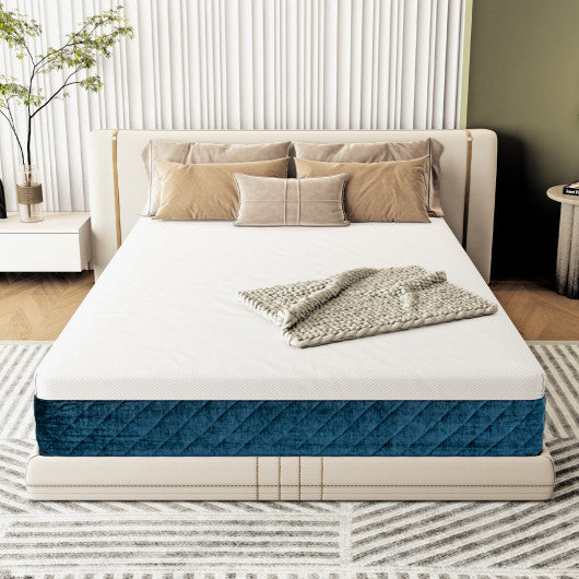 10 Inch Mattress with Jacquard Fabric Cover in a Box-Queen Size