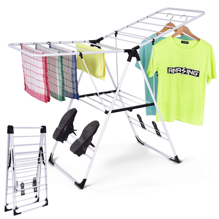 Portable Laundry Clothes Storage Drying Rack