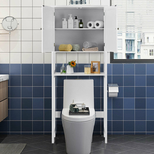 Over The Toilet Bathroom Storage Space Saver with Shelf