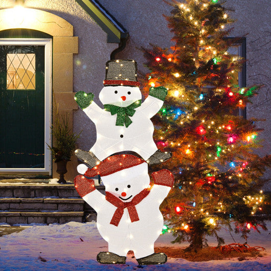 54 Inch Snowman Xmas Decorations with UL Certified Plug