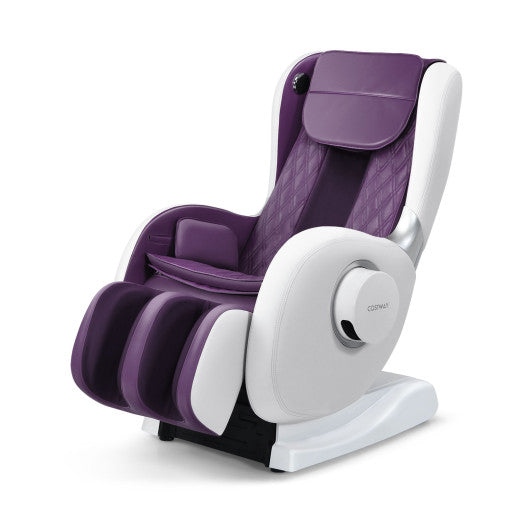 Soothe 04 - Full Body Zero Gravity Massage Chair Recliner with SL Track Heat -Purple