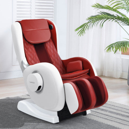 Soothe 04 - Full Body Zero Gravity Massage Chair Recliner with SL Track Heat -Red