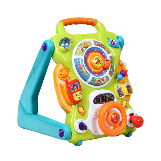 3-in-1 Kids Activity Sit-to-Stand Musical Learning Walker