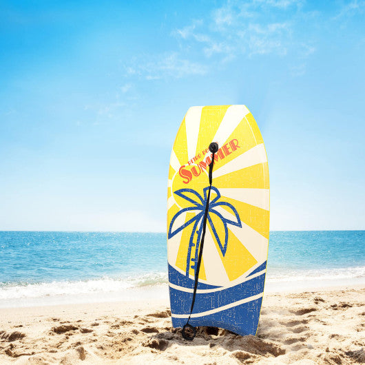 Super Lightweight Surfboard with Premium Wrist Leash-M