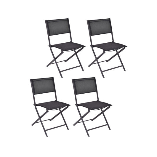 Set of 4 Outdoor Patio Foldable Chairs