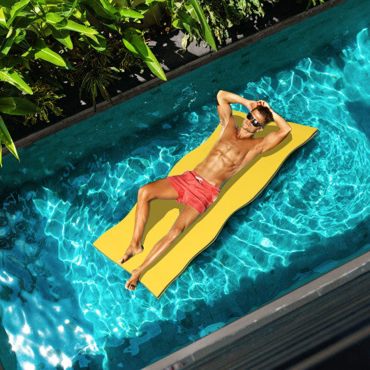 3-Layer Relaxing Tear-proof Water Mat-Yellow