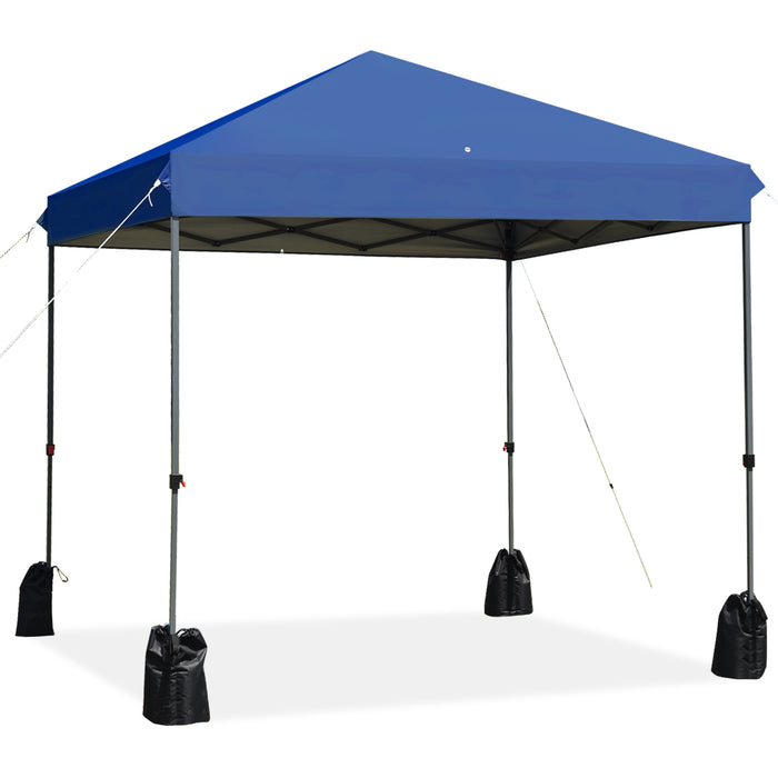 8â€™x8' Outdoor Pop up Canopy Tent  w/Roller Bag-Blue