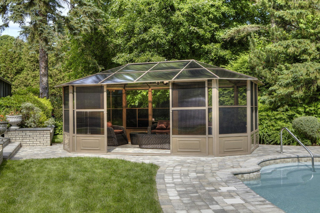 Gazebo Penguin Florence Solarium with Polycarbonate Roof 12' x 18'