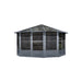 Penguin™ Sunroom Kit Gray/Tan with Polycarbonate Roof - The Better Backyard