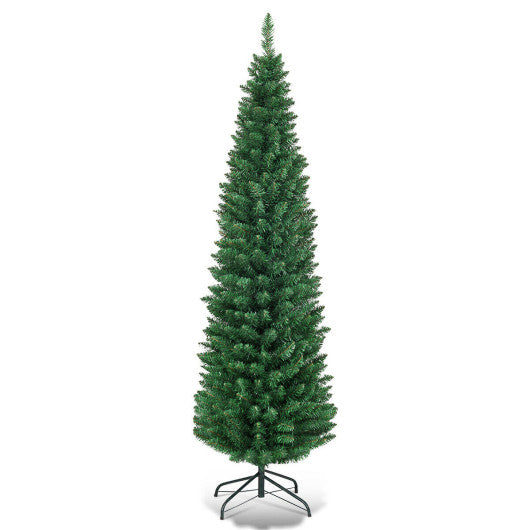 PVC Artificial Slim Pencil Christmas Tree-5 Feet