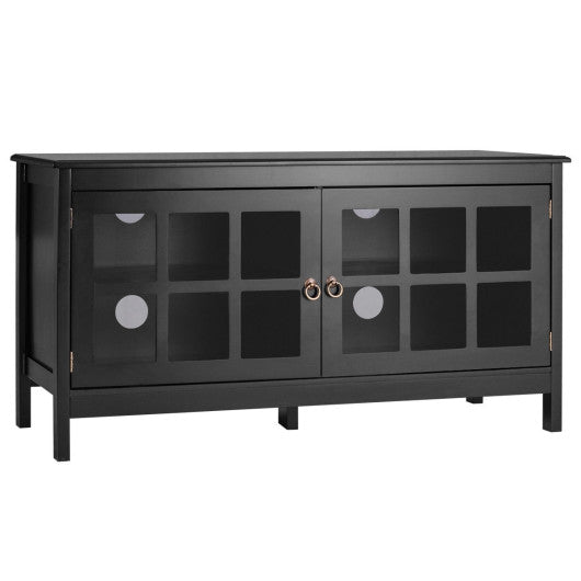 50 Inch Modern Wood Large TV Stand Entertainment Center for TV