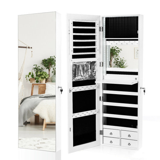 Multipurpose Storage Cabinet with 4 Drawers-White