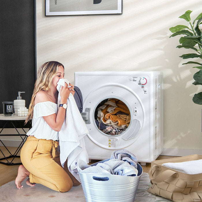 1500W Compact Laundry Dryer with Touch Panel-White