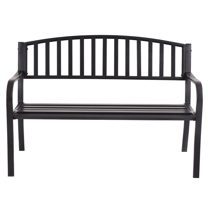 50 Inch Patio Garden Bench Loveseats for Outdoor