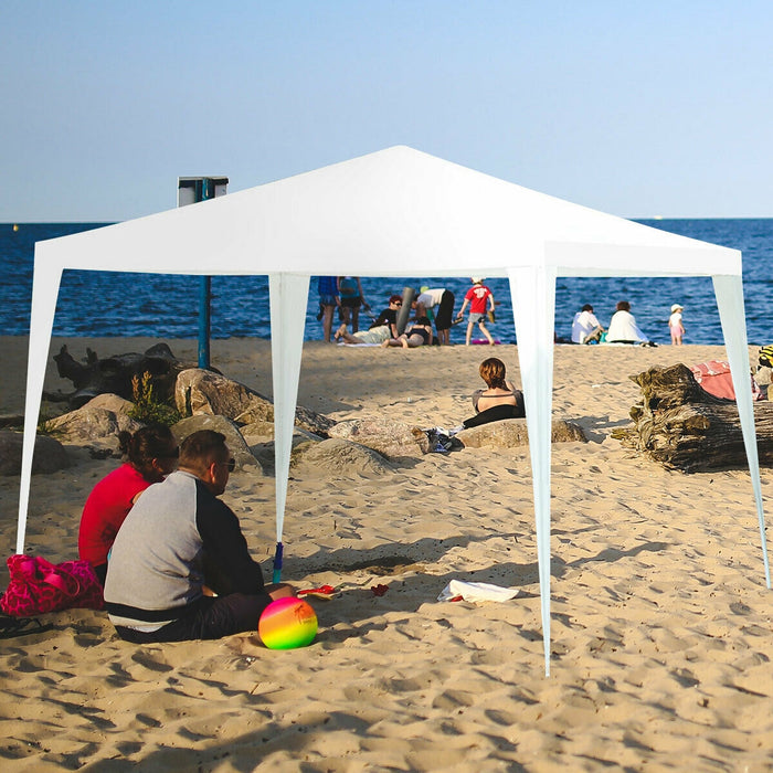 10 x 10 Feet Outdoor Side Walls Canopy Tent with 4 Removable Sidewalls