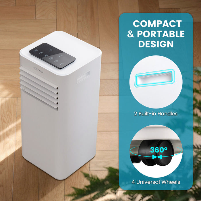 10000 BTU Portable Air Conditioner with Sleep Mode-White