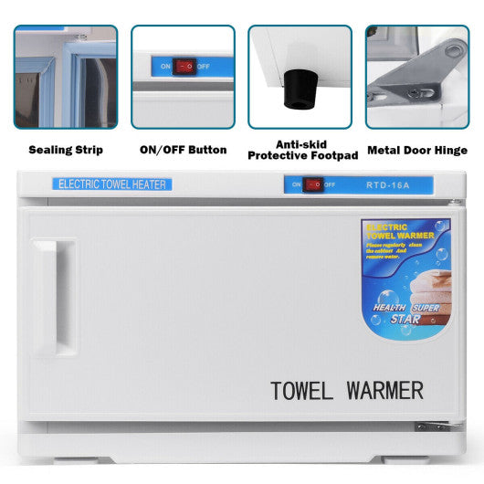 2-in-1 Hot Towel Warmer Cabinet UV Sterilizer