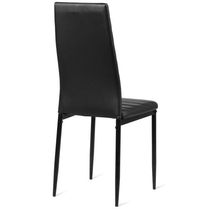 Set of 2 or 6 High Back Dining Chairs-Set of 6