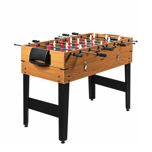 48 Inch 3-In-1 Multi Combo Game Table with Soccer for Game Rooms