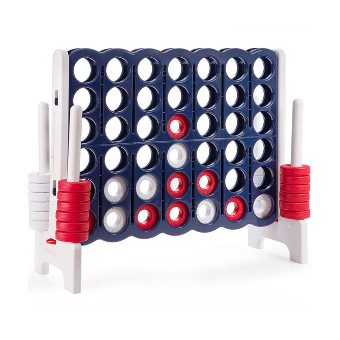 Jumbo 4 in a Row 4-to-Score Giant Game Set-White