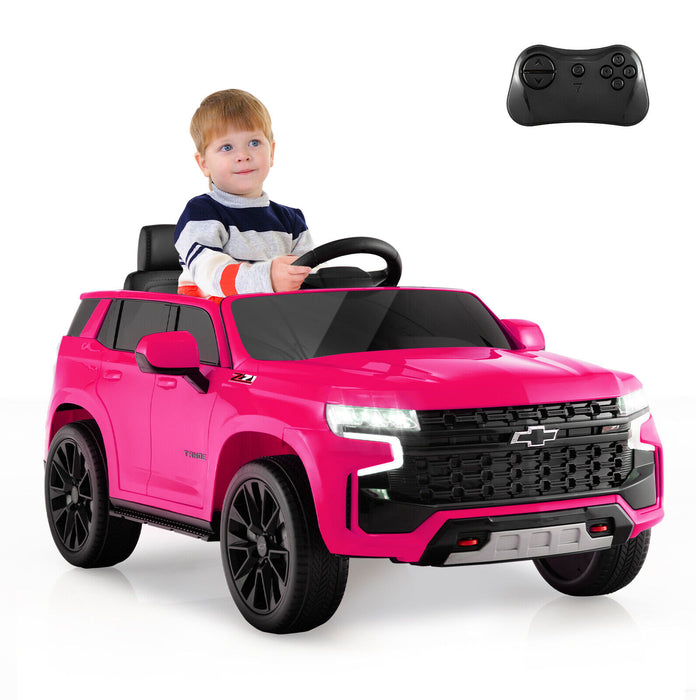 12V Kids Ride on Car with 2.4G Remote Control-Pink