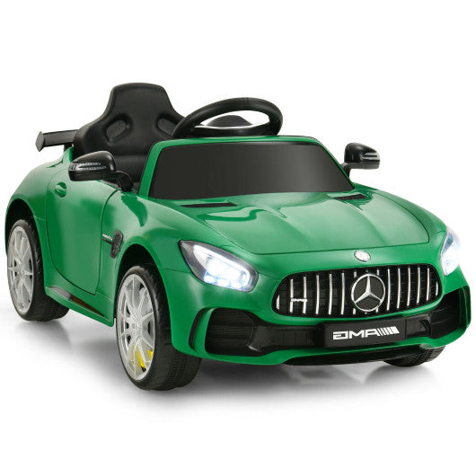 12V Licensed Mercedes Benz Kids Ride-On Car with Remote Control-Green