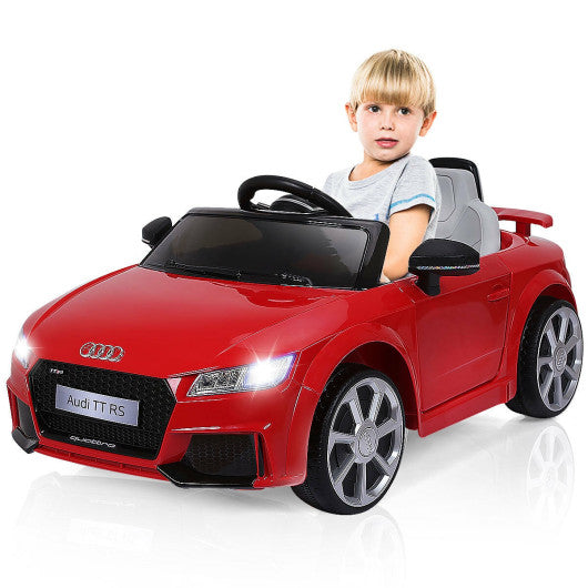 12V Kids Electric Ride on Car with Remote Control and Music Function-Red