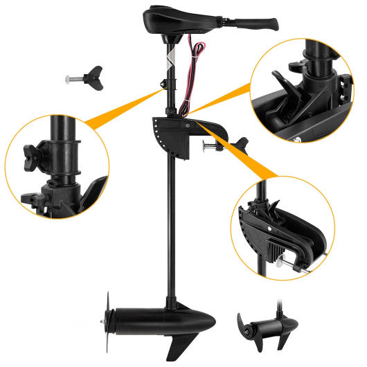 New 46lbs Freshwater Transom Mounted Trolling Motor 36" Shaft