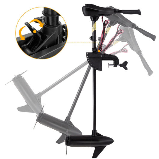 New 46lbs Freshwater Transom Mounted Trolling Motor 36" Shaft